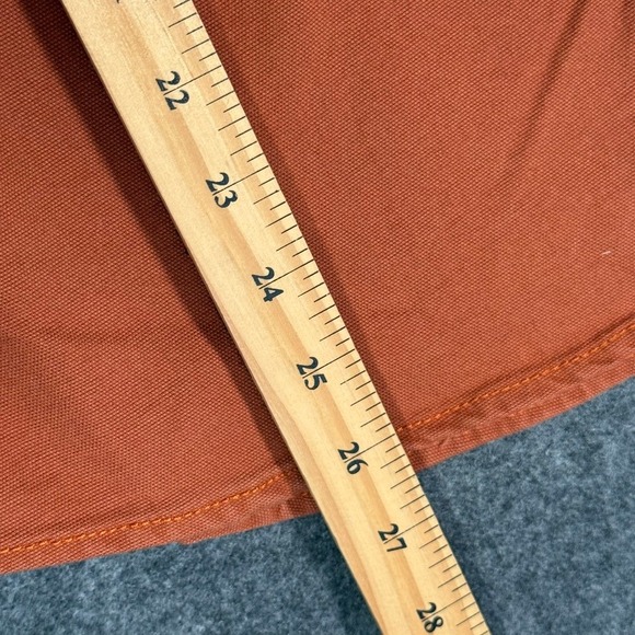 Topo‎ Designs Womens Organic Cotton Button Down Dirt Shirt LS Orange Sz Large - Picture 7 of 10